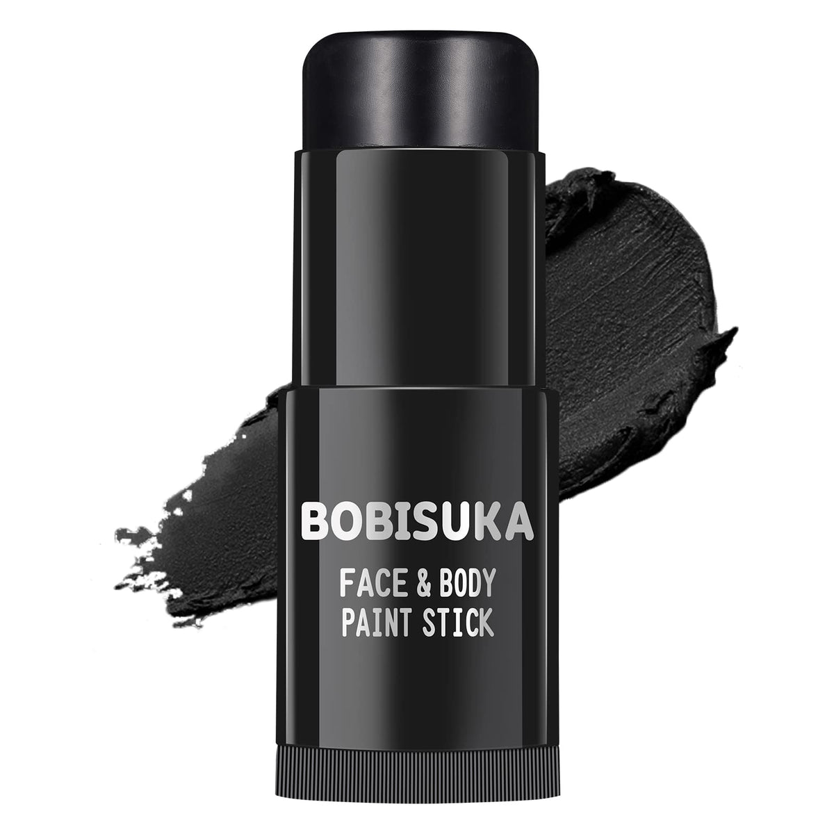 Bobisuka Black Face Body Paint Stick - Waterproof Eyeblack For Sports & Halloween Makeup