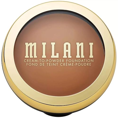 Milani Conceal+Perfect Cream-To-Powder Foundation, Spiced Almond, 1 Count