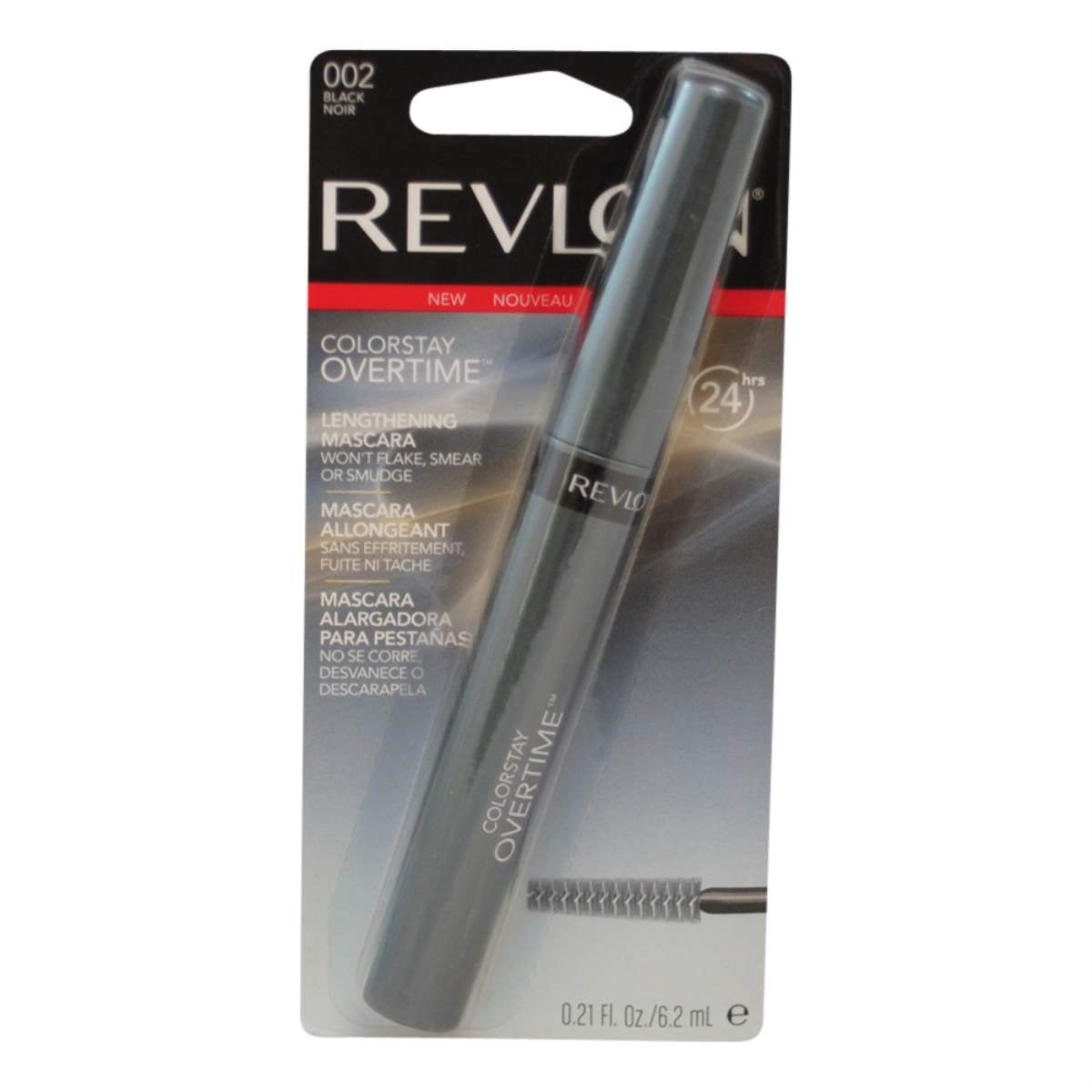 Revlon Color Stay 24 Mascara - Black, 0.21 Fl Oz - Long-Lasting Volume & Definition