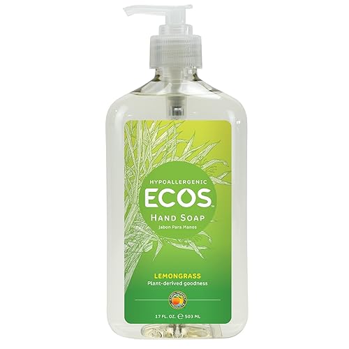 Ecos Lemongrass Liquid Hand Soap, 17 Fl Oz - Earth Friendly Products