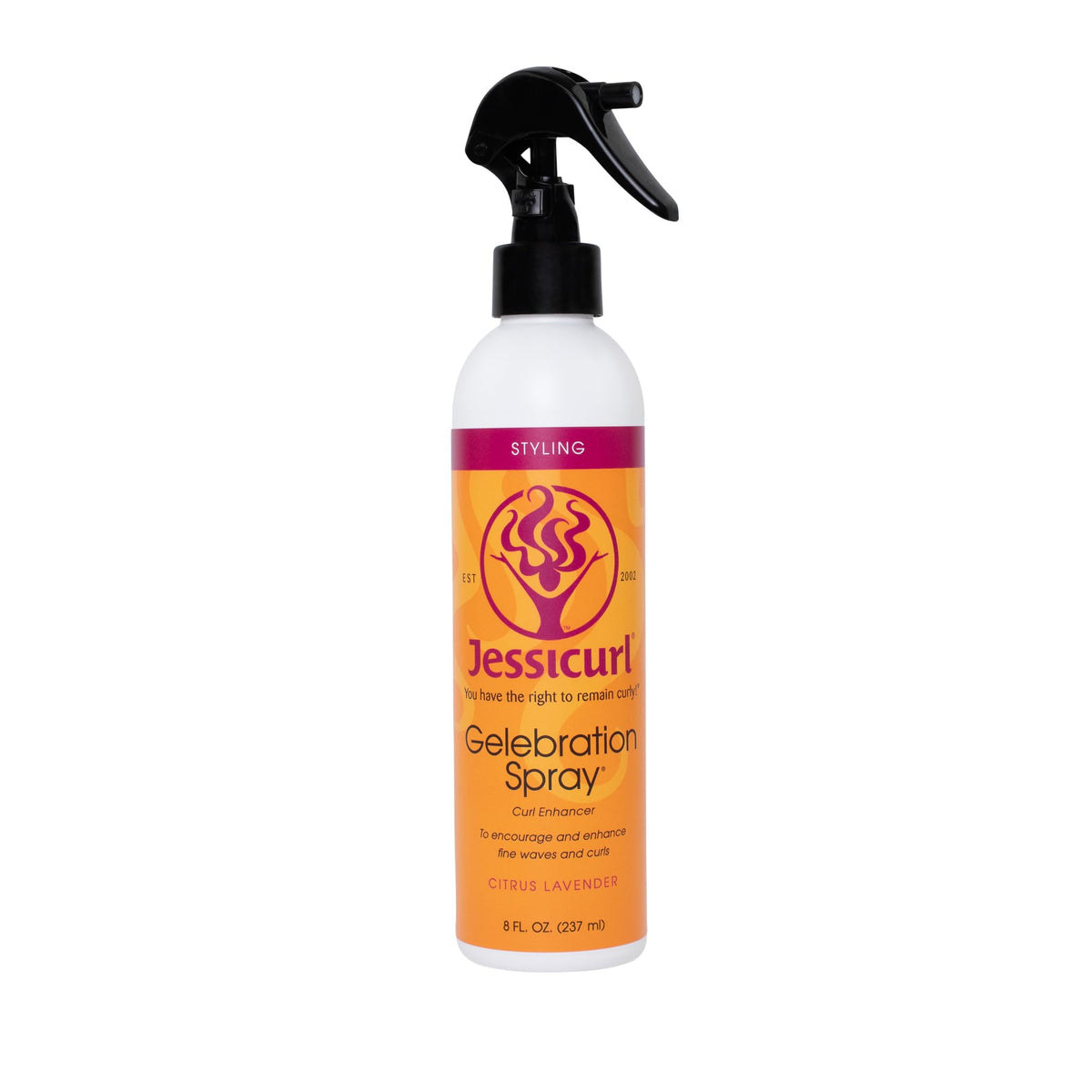 Jessicurl Gelebration Spray 8 Fl Oz - Curl Enhancer For Fine, Wavy & Curly Hair, Citrus Lavender