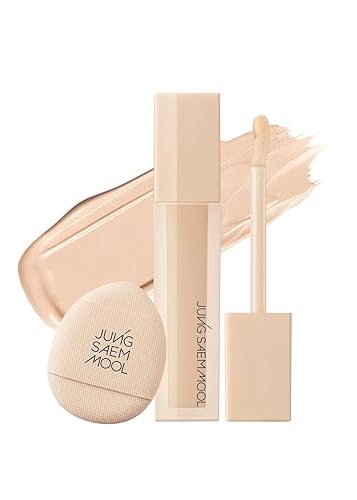 Jung Saem Mool Skin Nuder Concealer Medium - Korean Makeup For Natural Coverage, 0.21 Fl Oz