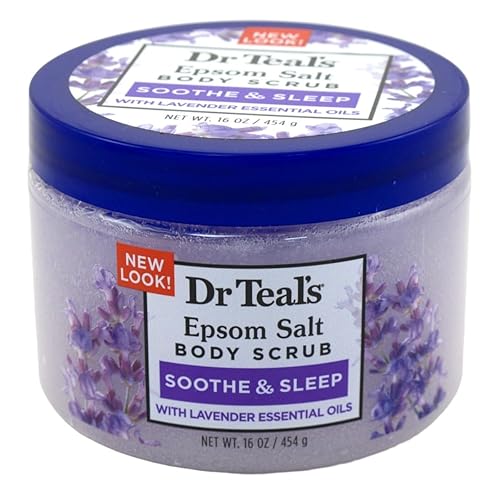 Dr Teal'S Lavender Body Scrub Exfoliate & Renew, 16Oz Jar - Pack Of 3