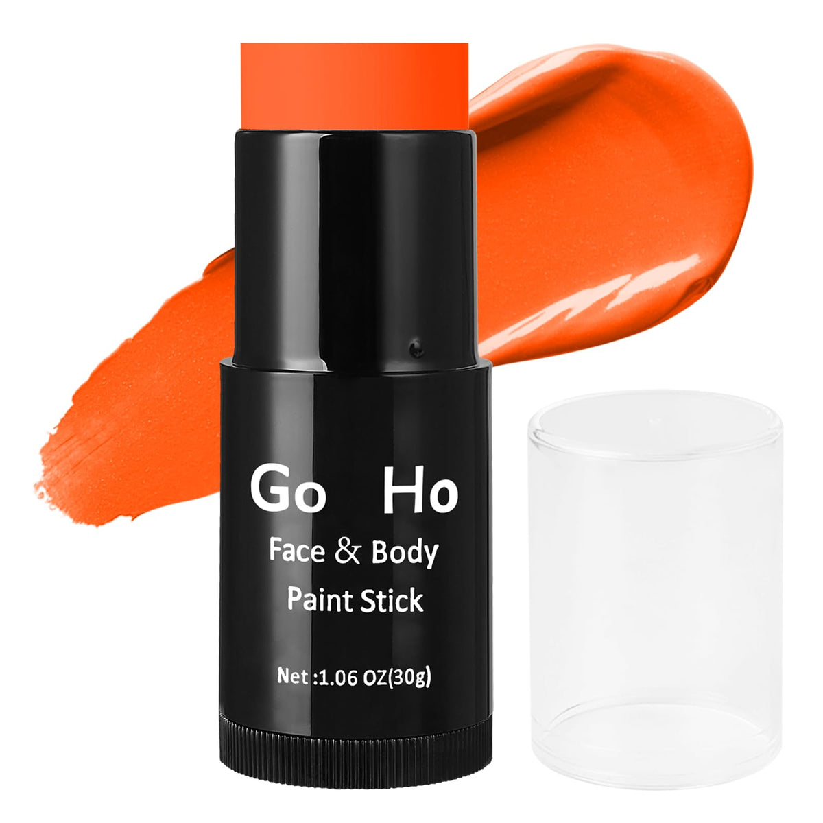 Go Ho Hermes Orange Face Paint Stick - Full Coverage Waterproof Makeup For Halloween & Cosplay