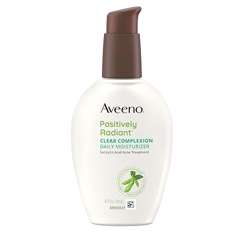 Aveeno Clear Complexion Daily Moisturizer Pump, 4 Fl Oz - Facial Moisturizer For Clear Skin