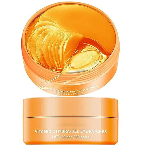 MIESCHER Vitamin C Under Eye Patches - 30 Pairs, Reduce Puffiness & Dark Circles