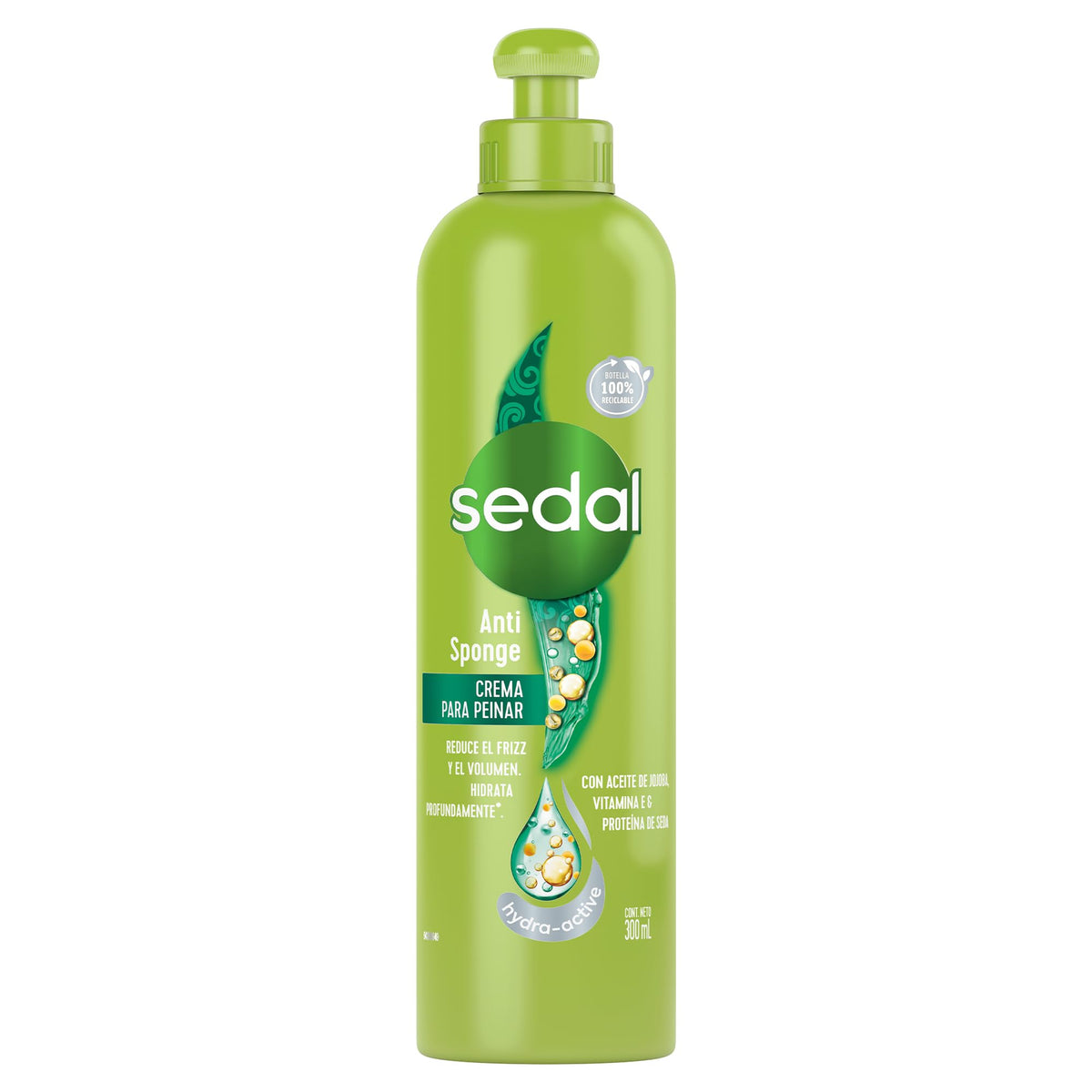 Sedal Anti Sponge Combing Cream With Hydracate Complex, 300Ml - Moisturizing Hair Care