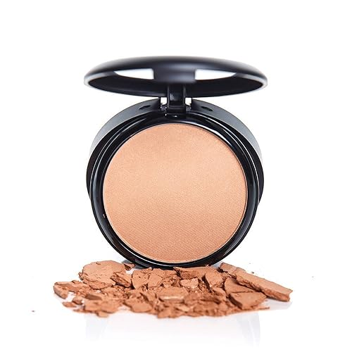 Ofra Americano Bronzer - Shimmer Powder, Warm Refillable Bronzing Powder, 7g