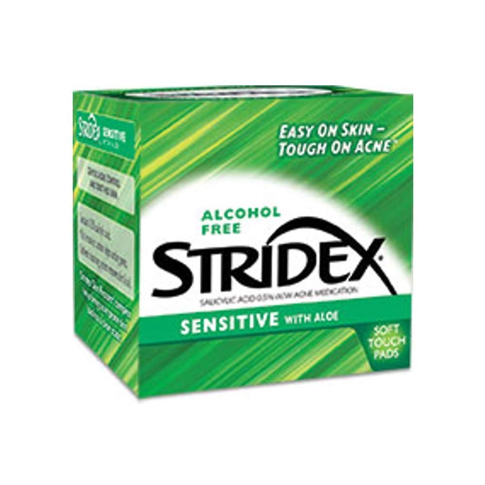 Stri-Dex Medicated Acne Pads For Sensitive Skin - 55 Count Pack, Clear Skin Solution