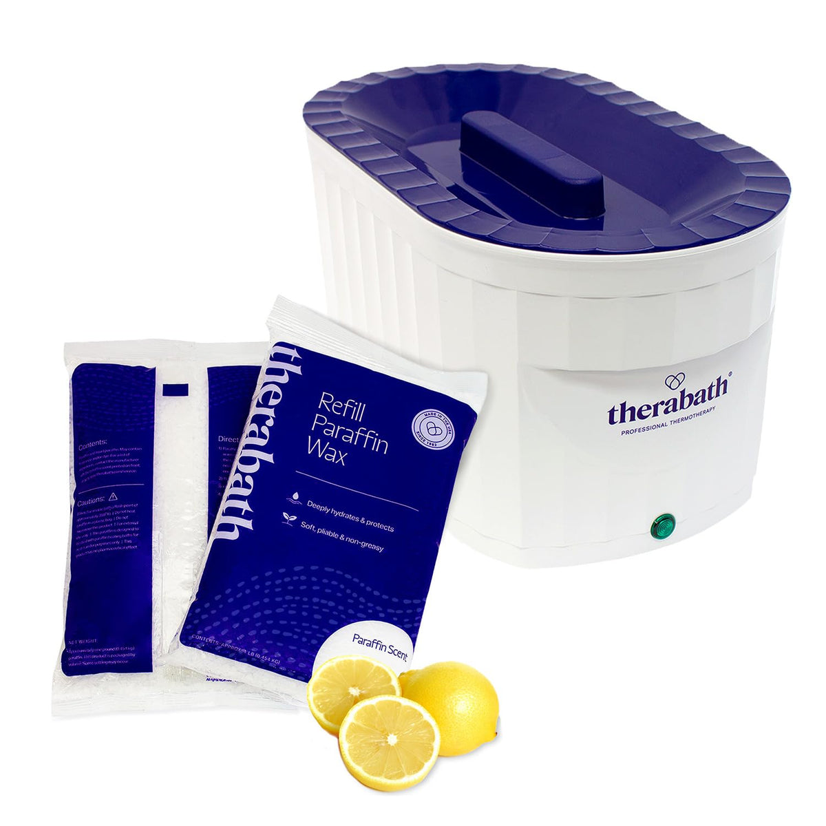 Therabath Tb6 Paraffin Wax Bath - Heat Therapy For Arthritis & Muscle Stiffness, 6 Lb, Lemon Scent