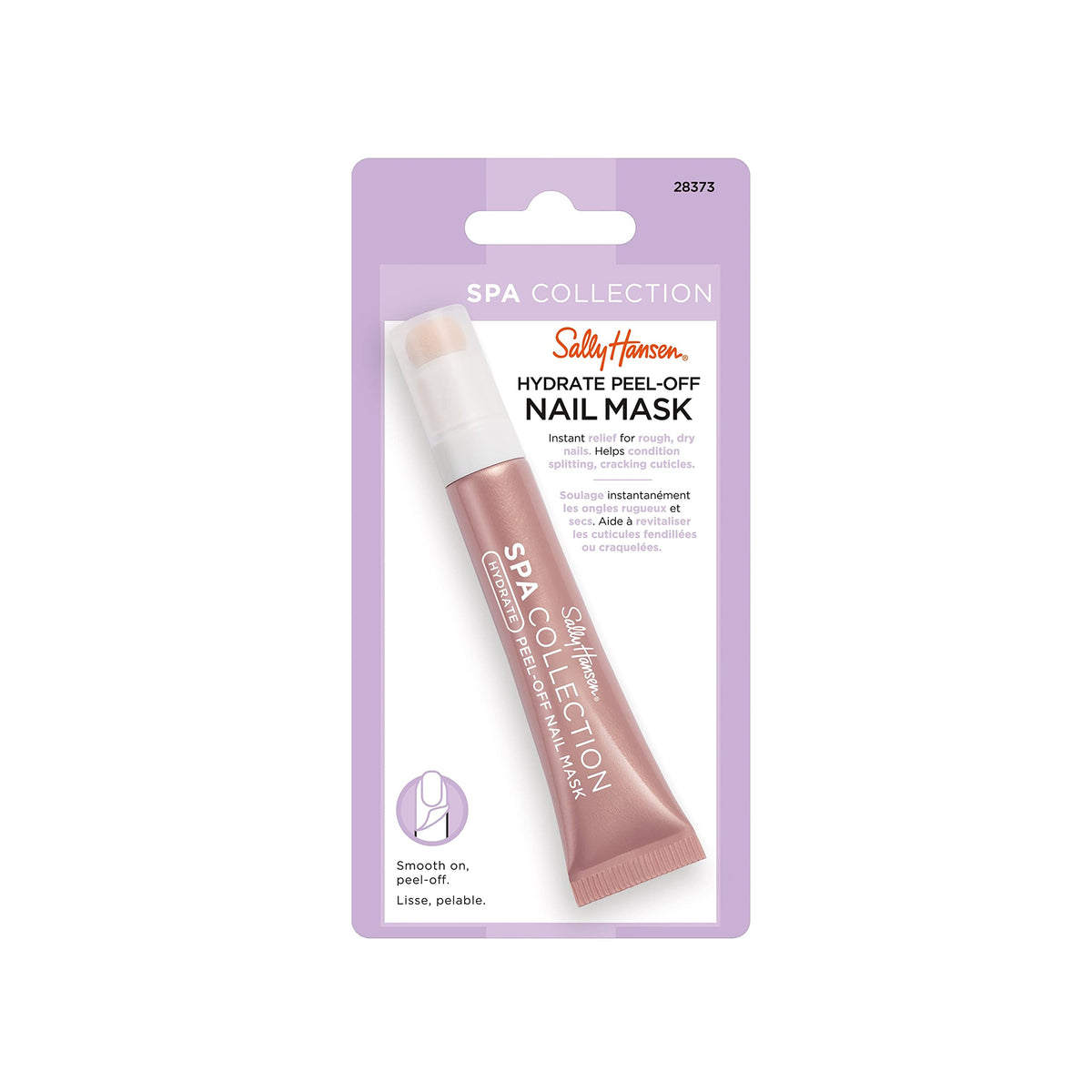 Sally Hansen Spa Collection Cranberry Peel-Off Nail Mask - 0.27 Oz For Women