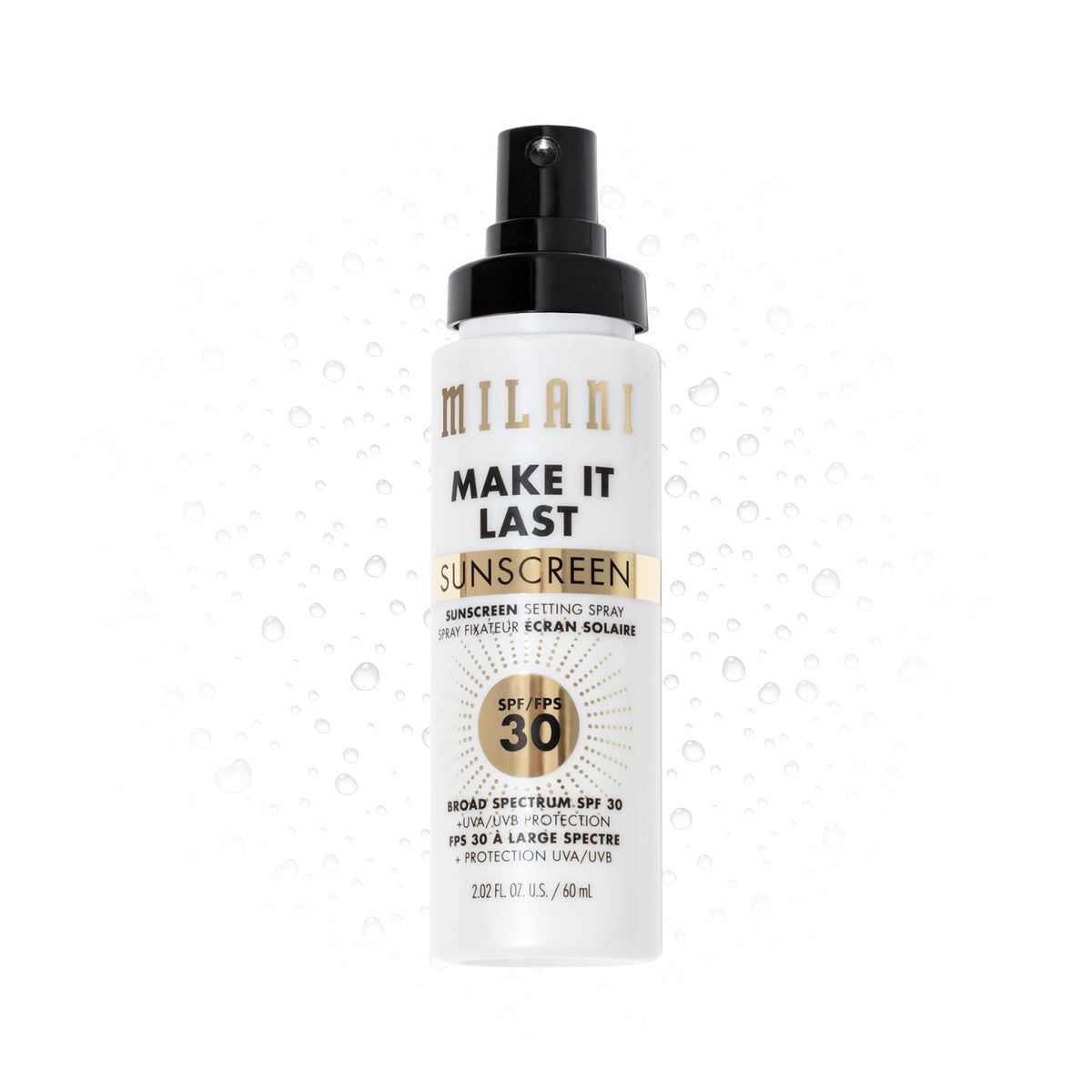 Milani Make It Last Spf 30 Sunscreen Setting Spray - Long Lasting Makeup Primer & Finishing Spray