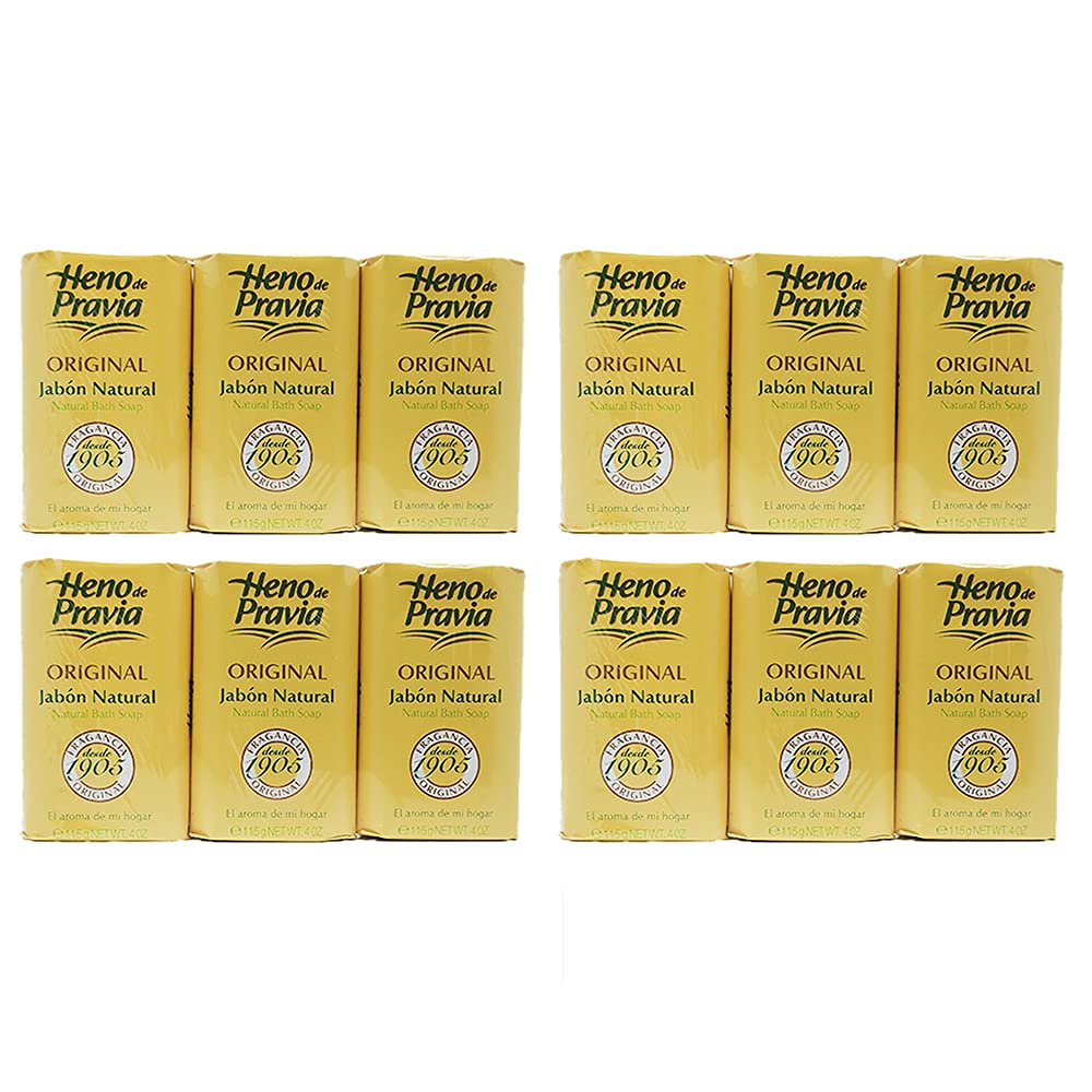 Heno De Pravia Original Soap, Large 4 Oz, Pack Of 12 - Dorzu