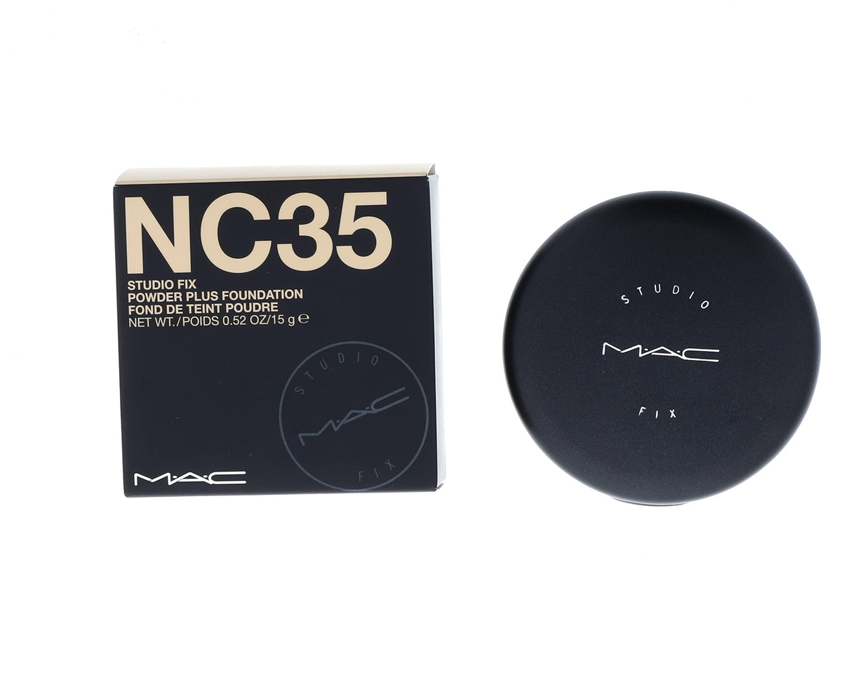 Mac Studio Fix Powder Plus Foundation Nc35 - 0.52 Oz Long-Lasting Matte Finish Makeup