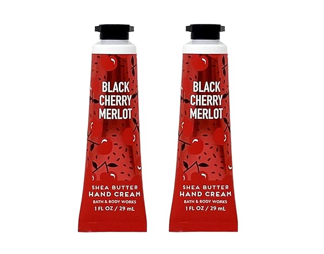 Bath & Body Works Black Cherry Merlot Hand Cream Set, 2 X 1 Fl Oz Moisturizers