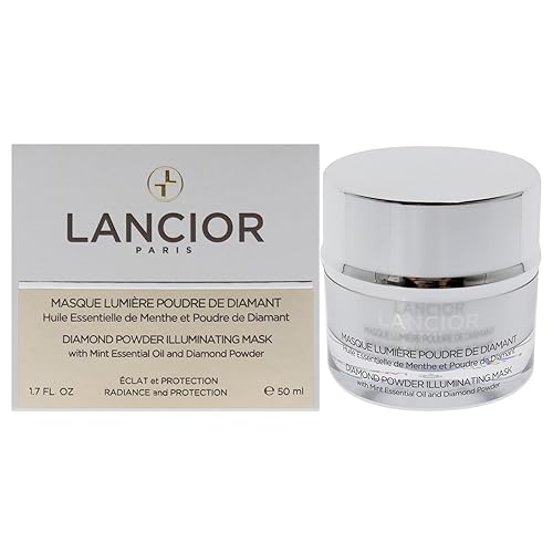 Lancior Diamond Powder Illuminating Mask - Brightens, Cleanses, Youthful Shine - 1.7 Oz