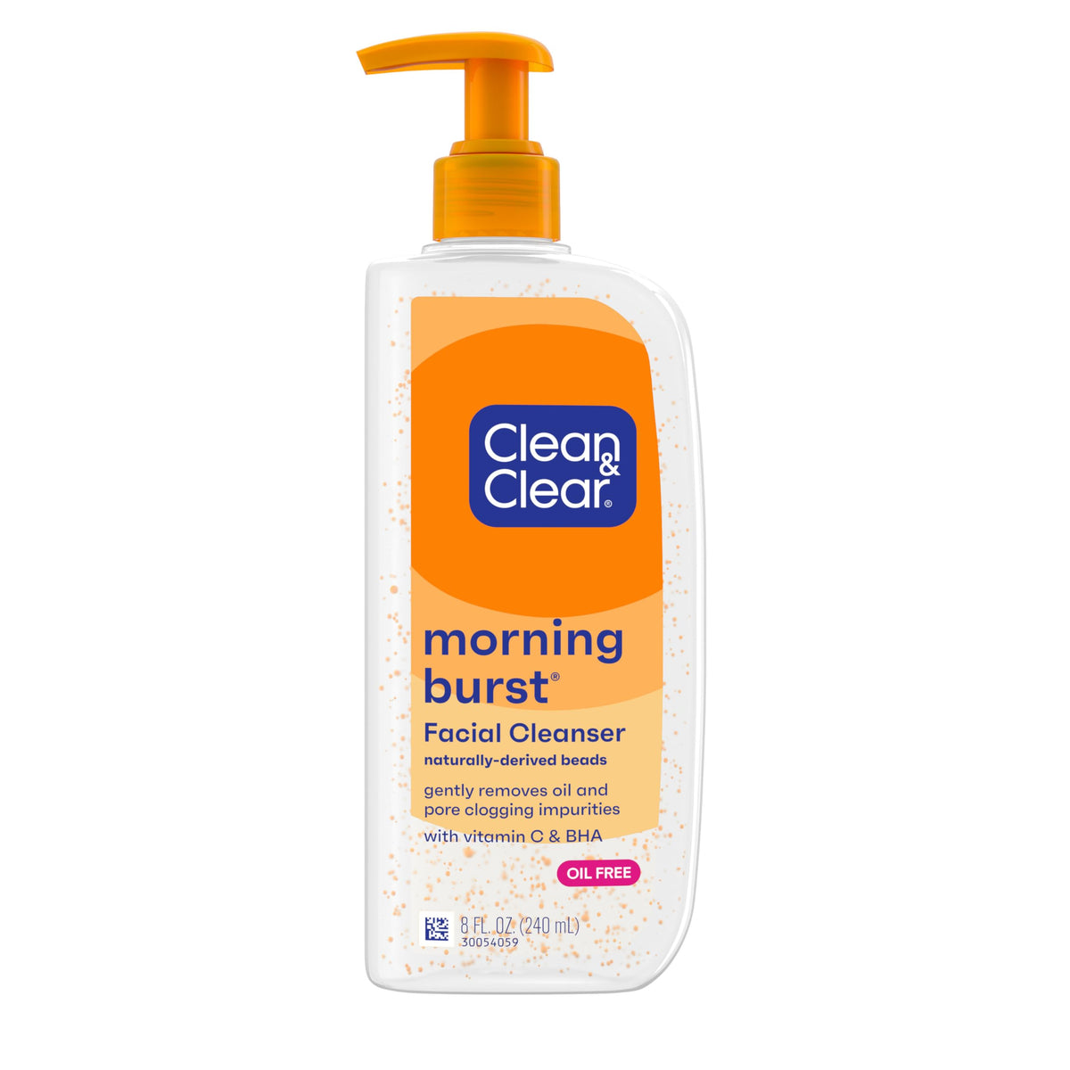 Clean & Clear Morning Burst Facial Cleanser, Oil-Free, Brightening Vitamin C, 8 Oz (Pack Of 3)