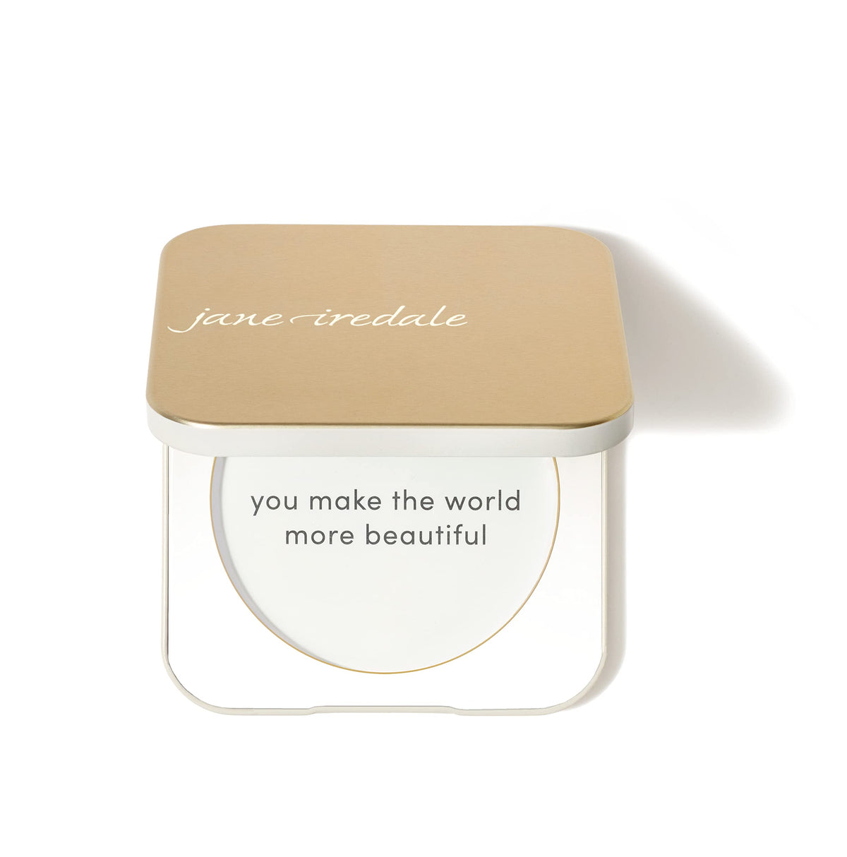 Jane Iredale Gold Refillable Compact - 2.92 Oz Makeup Case For Easy Touch-Ups