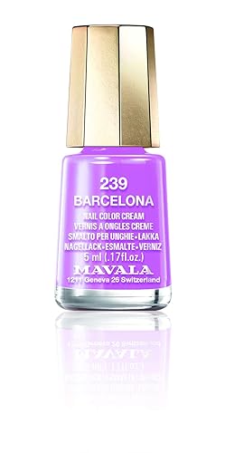 Mavala 239 Barcelona Purple Nail Polish 5Ml - Long-Lasting, High-Quality Formula