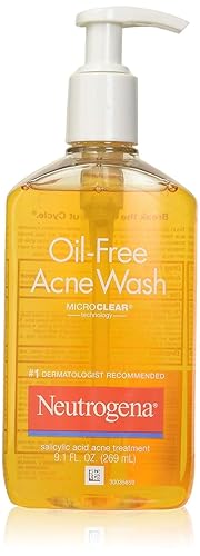 Neutrogena Oil-Free Acne Wash, 9.1 Fl Oz (Pack Of 2) - Clear Skin Formula