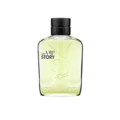 PLAYBOY MY VIP STORY EDT Spray 3.4 oz - Iconic Fragrance for Confident Men - Playful & Seductive Scent by Playboy