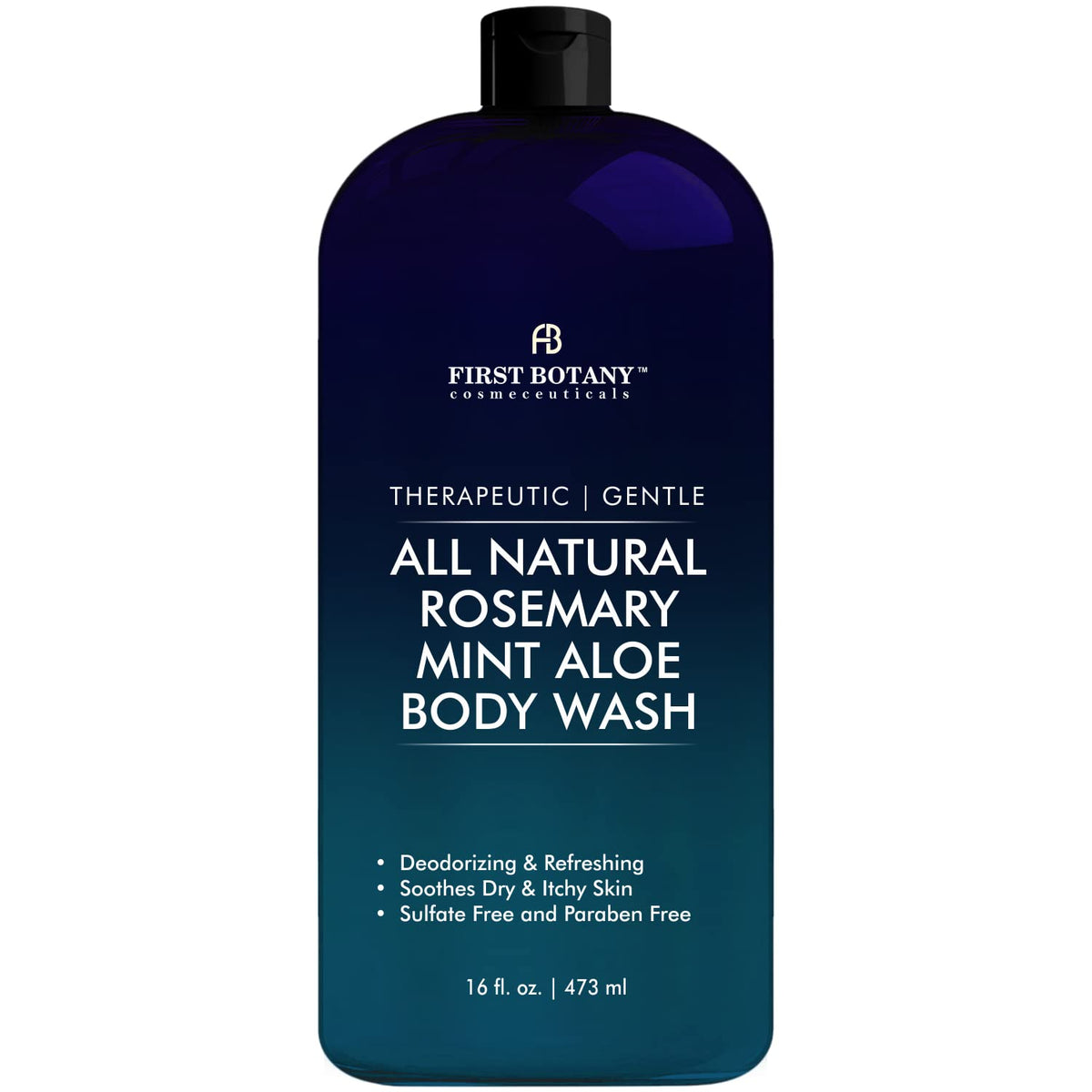 First Botany Natural Body Wash - Fights Odor, Athlete'S Foot, Dandruff & Acne, 16 Fl Oz