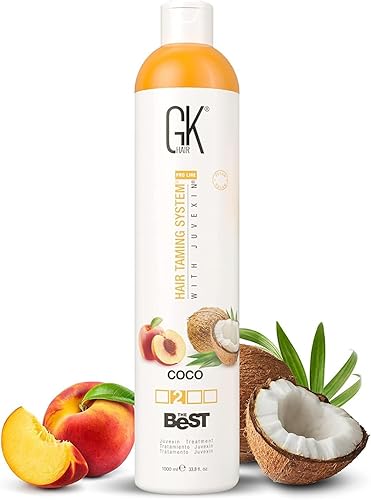 Gk Hair Global Keratin Coco 33.8 Fl Oz Smoothing Treatment For Silky, Frizz-Free Hair