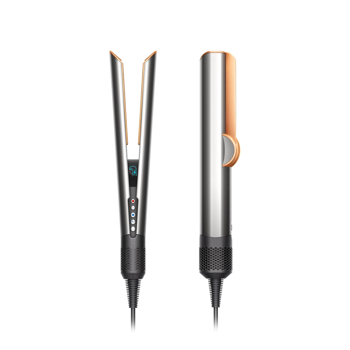 Dyson Airstrait·Straightener - Nickel/Copper 2 Piece Set, Glass & Nickel Material