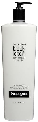 Neutrogena Body Lotion - Light Sesame Formula, 32 Fl Oz, Moisturizing Care For Smooth Skin