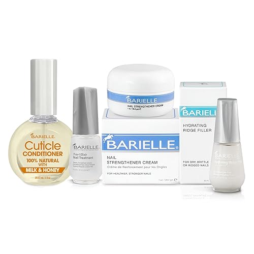 Barielle Miracle Nail Fixers Collection - 4-Piece Nail Strengthening & Cuticle Care Set