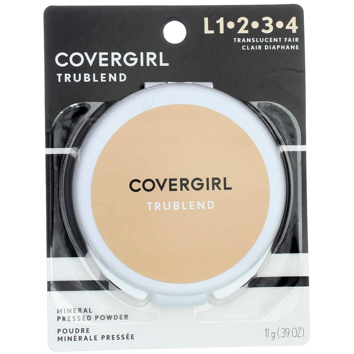 Covergirl Trublend Pressed Powder, Translucent Fair 1, 0.39 Oz, Pack Of 