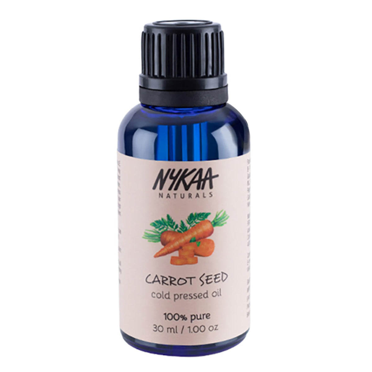 Nykaa Naturals Carrot Seed Face Oil, 100% Pure Cold Pressed, 1.01 Oz - Sun Damage Protection