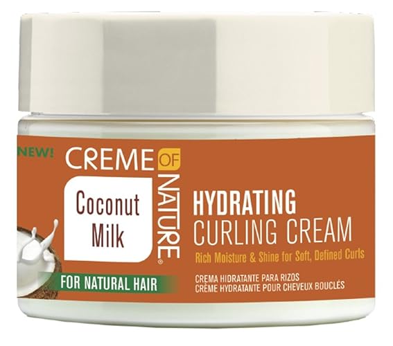 Creme Of Nature Coconut Milk Hydrating Curling Cream, 11.5 Oz (2 Pack) - Moisturizing Curls