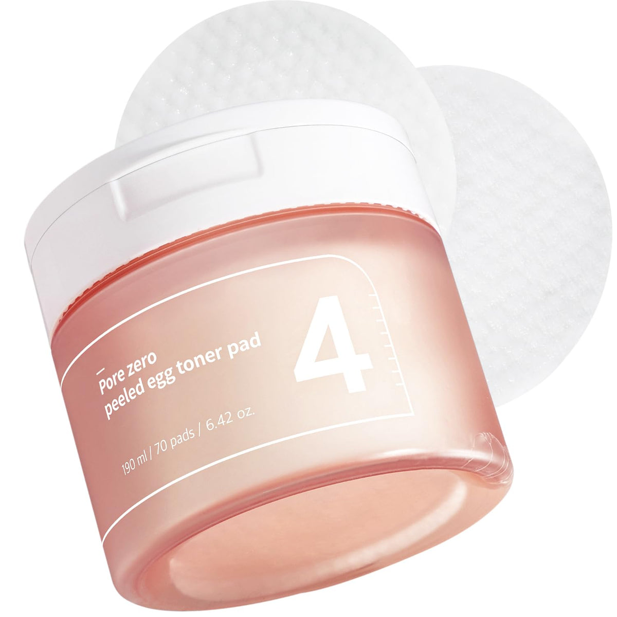 Numbuzin No.4 Pore Zero Toner Pads - Gentle Exfoliator, Pha & Lha, Korean Sk