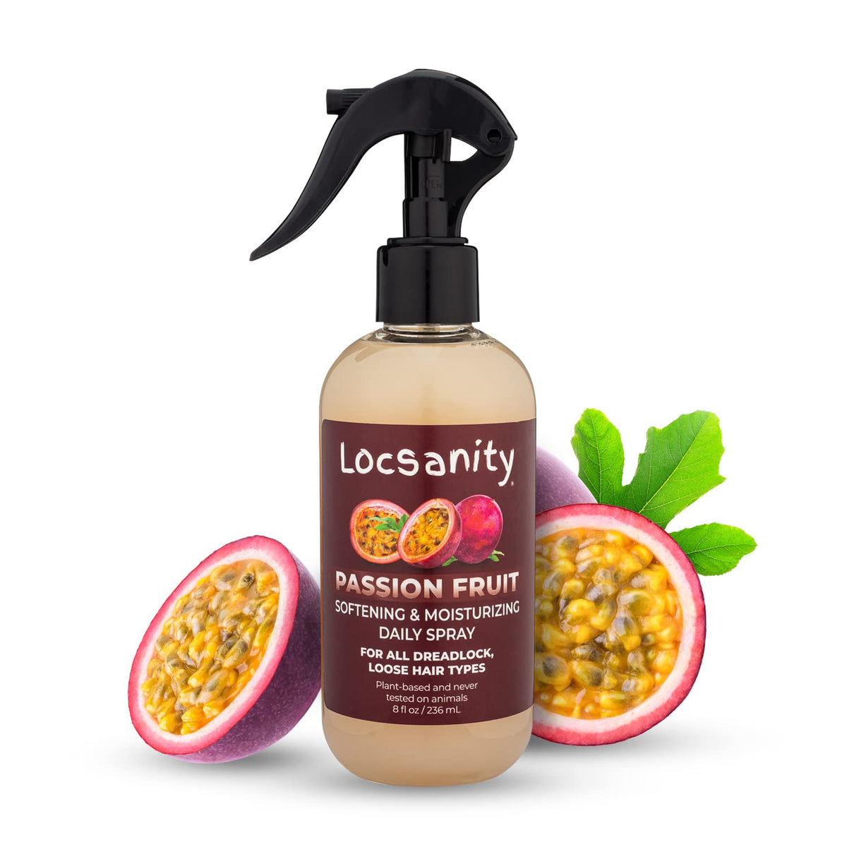 Locsanity Passion Fruit Moisturizing Spray for Dreadlocks & Sisterlocks - 8 Fl Oz, Oil-Free