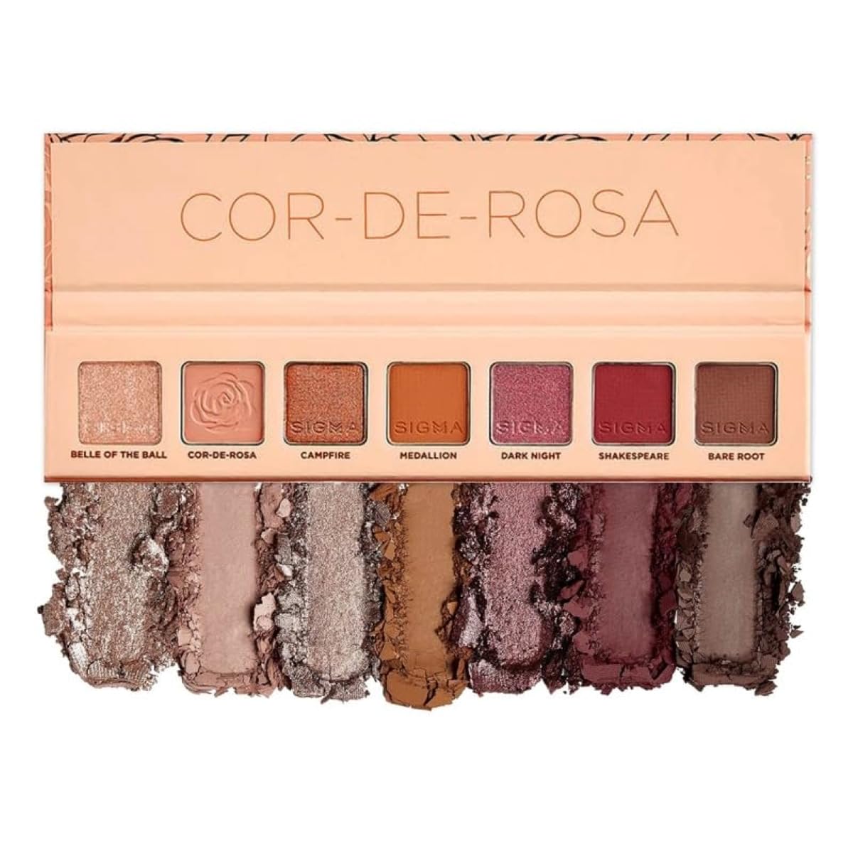 Sigma Beauty Cor-de-Rosa Mini Eyeshadow Palette - 0.27 oz, Vibrant Shades for Eye Makeup