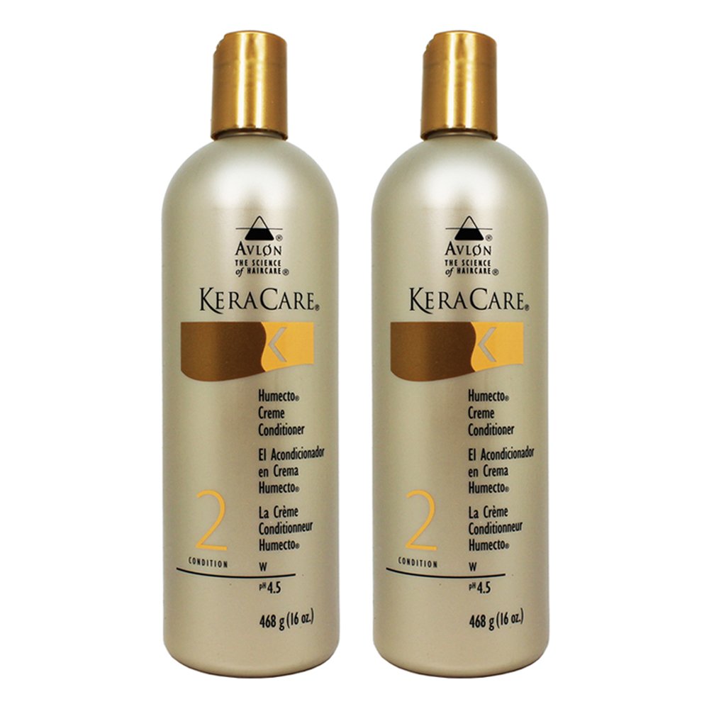 Keracare Humecto Creme Conditioner 16Oz - Pack Of 2, Moisturizing Hair Care Solution