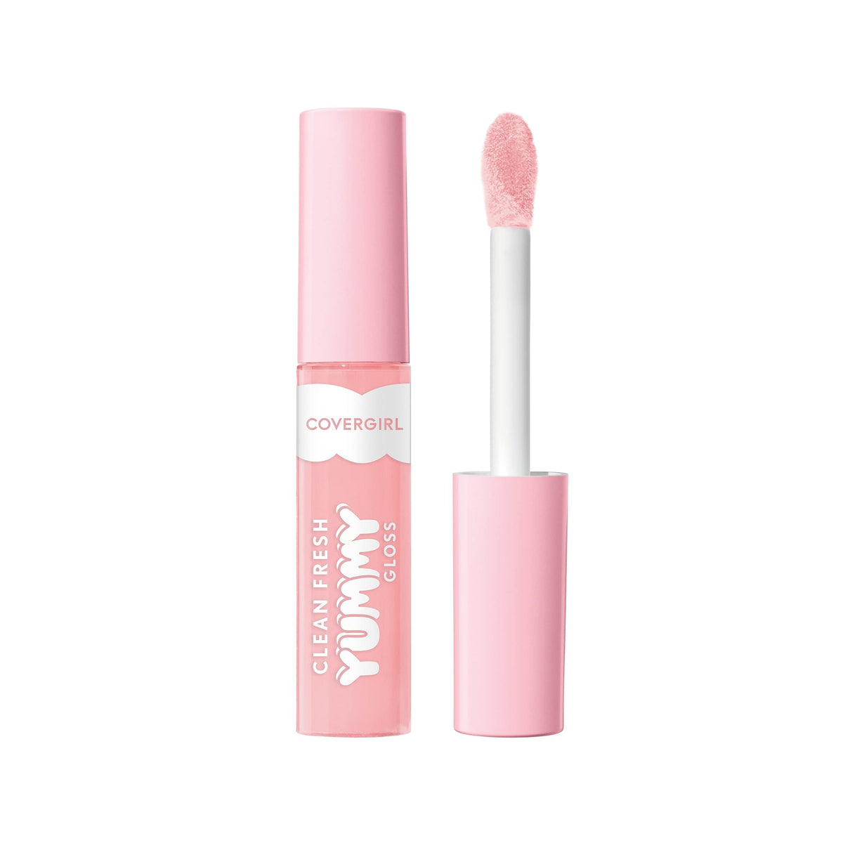 Covergirl Clean Fresh Yummy Gloss - Vegan Lip Gloss, Sheer, Coconuts About You, 0.33