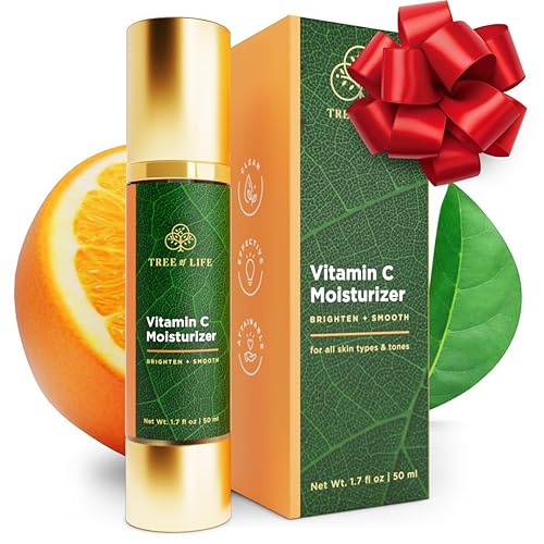 Tree Of Life Beauty Vitamin C Moisturizer - Hydrating Face Cream For Dry Sensitive Skin, 1.7 Fl Oz