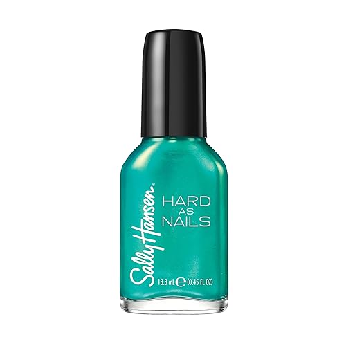 Sally Hansen Hard As Nails Nail Polish - Made In Jade, 0.45 Fl Oz, Long-Lasting Color