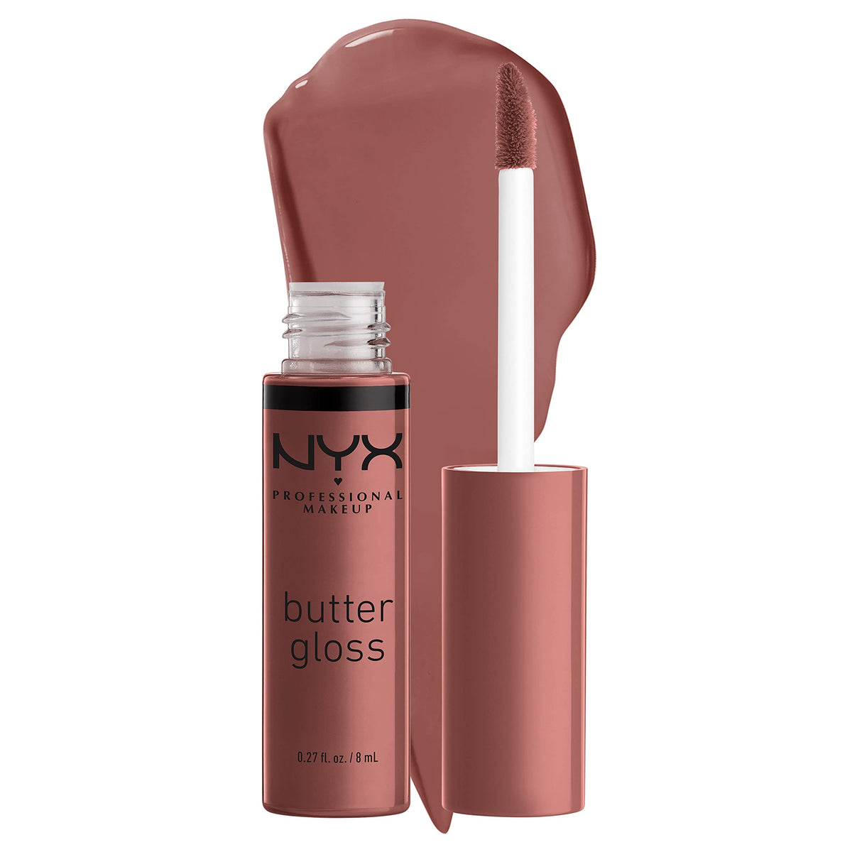 Nyx Professional Makeup Butter Gloss - Spiked Toffee, Non-Sticky Lip Gloss, 0.27 Fl Oz