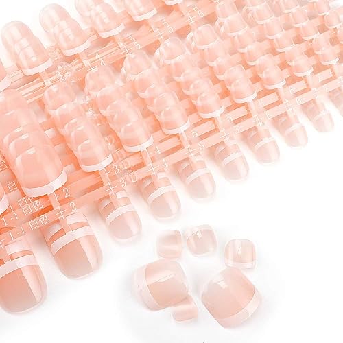 Lifextol Khaki Colored Coffin Press on Nails 100pc Long Ballerina Acrylic Nail Tips