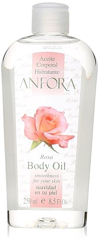 Anfora Rosa Body Oil – 8.5 Fl Oz Moisturizing Body Oil For Soft, Radiant Skin