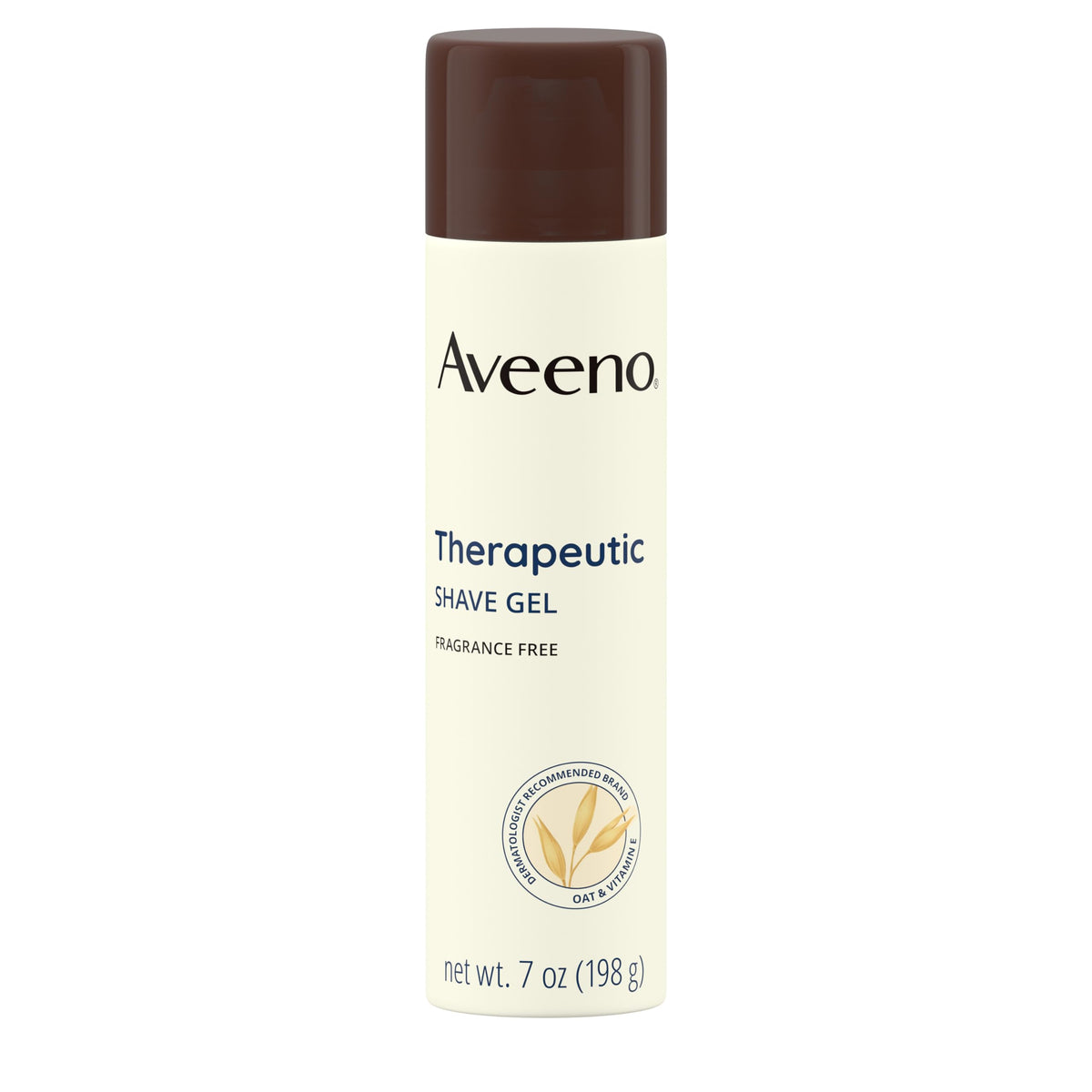 Aveeno Therapeutic Shave Gel, Fragrance-Free, 7 Oz - Prevents Razor Bumps, Soothes Dry Skin