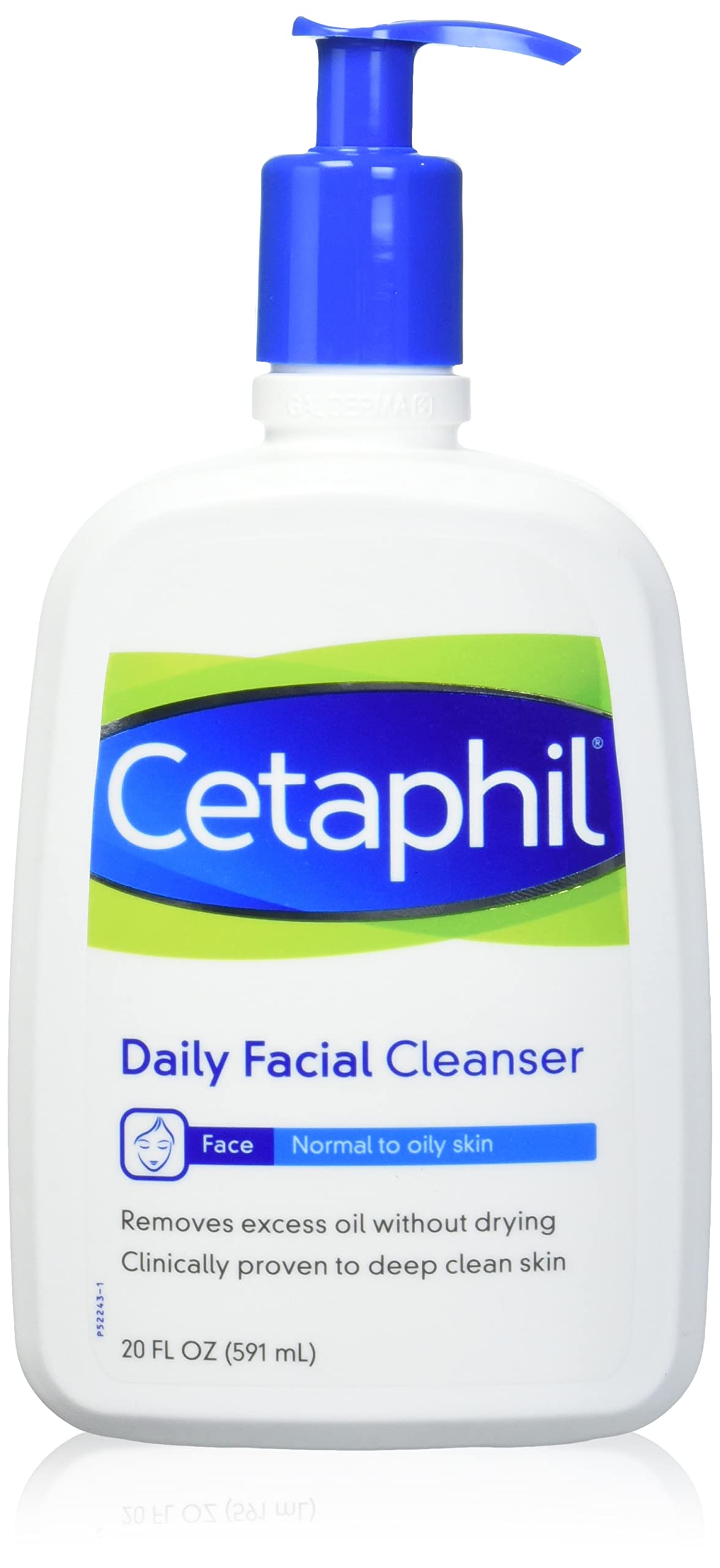 Cetaphil Daily Facial Cleanser For Oily Sensitive Skin, Gentle Foaming, 20 Fl Oz