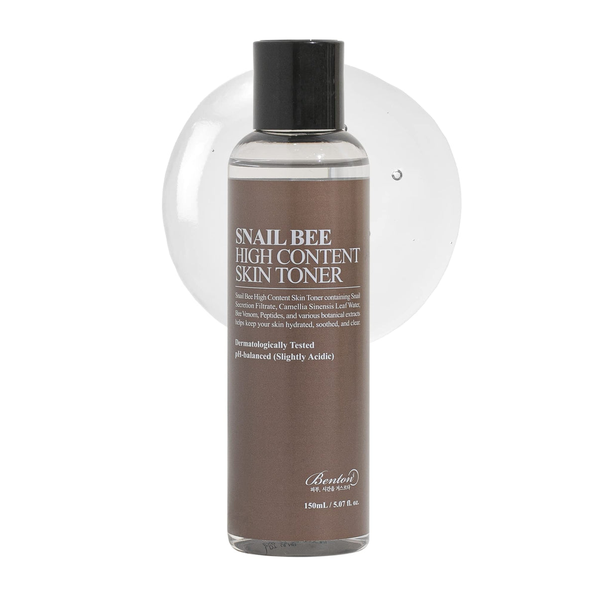 Benton Snail Bee High Content Skin Toner - Snail Mucin & Bee Venom Korean Skincare, 5.07