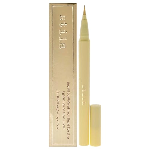 Stila Stay All Day® Mellow Yellow Liquid Eye Liner - 0.02 Fl Oz, Long-Lasting Neon Color