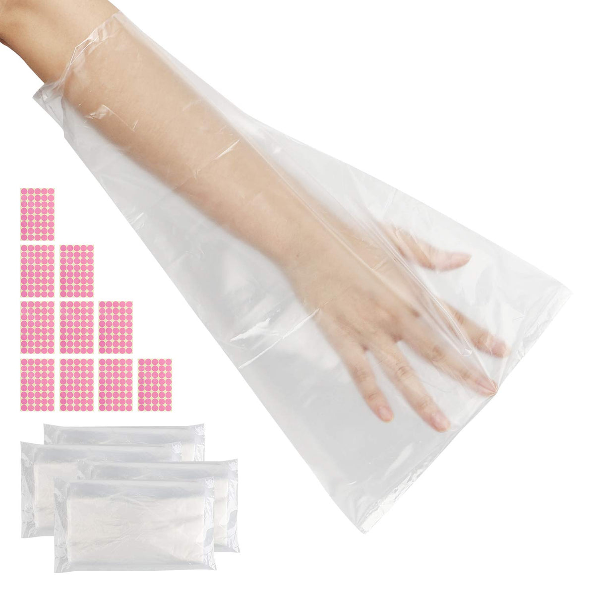 Segbeauty Paraffin Wax Bags For Hands & Feet - 400 Count Long Mitts & Gloves For Wax Treatments