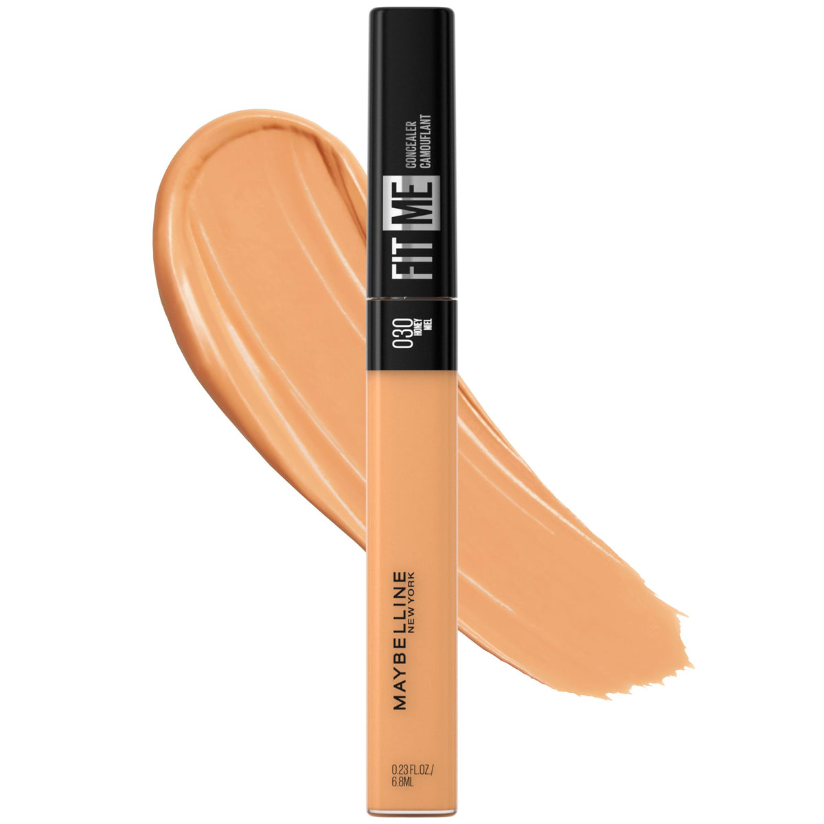 Maybelline Fit Me Liquid Concealer, Natural Coverage, Lightweight, Honey, 0.23 Fl Oz