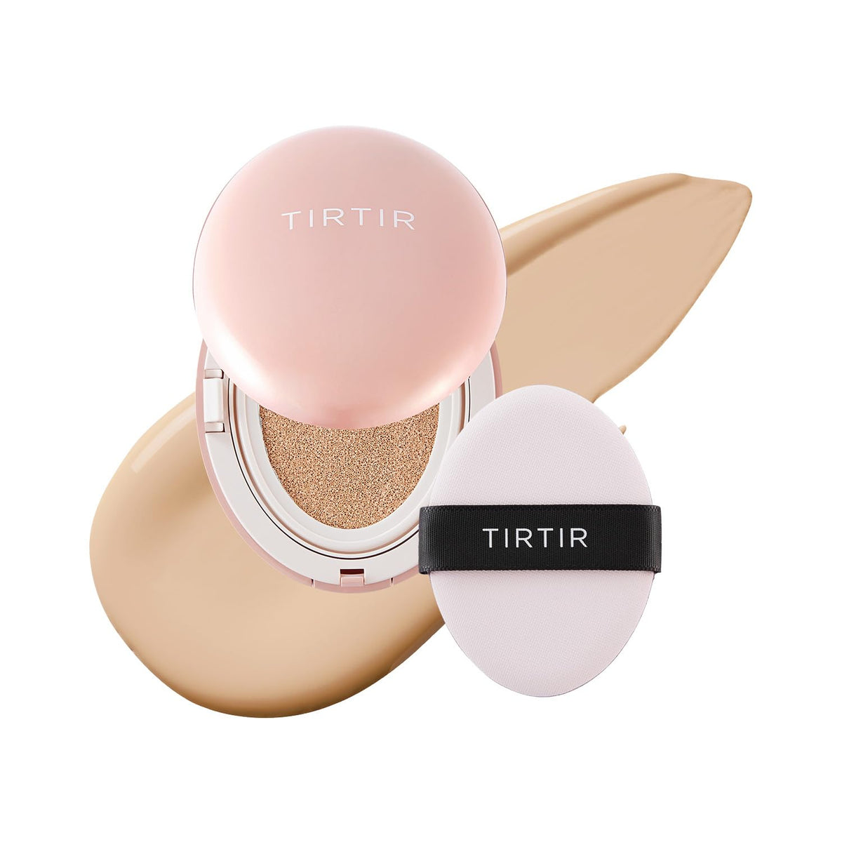 Tirtir All Cover Pink Cushion Foundation 0.15 Fl Oz - 21N Ivory Korean Makeup